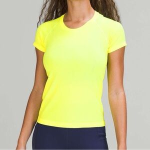 Lululemon Swiftly Tech Short Sleeve Shirt 2.0 *Race Length in Electric Lemon